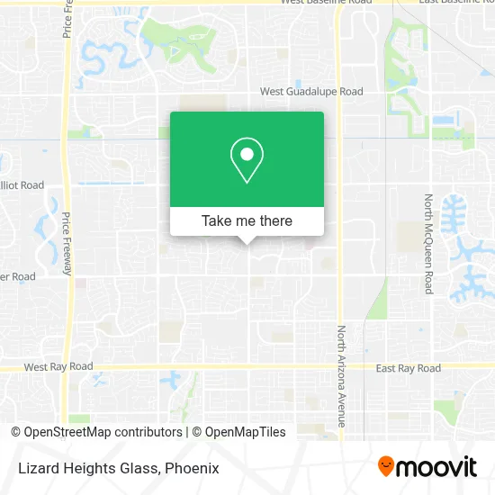 Lizard Heights Glass map
