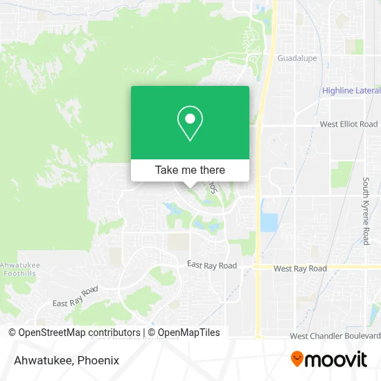 Ahwatukee map