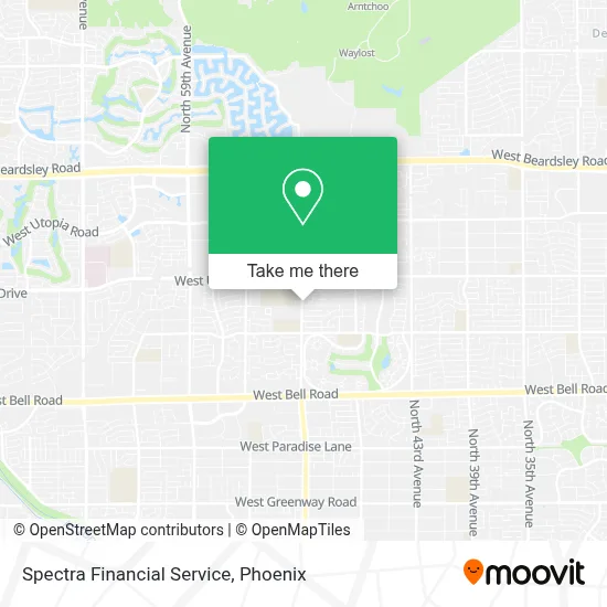 Spectra Financial Service map