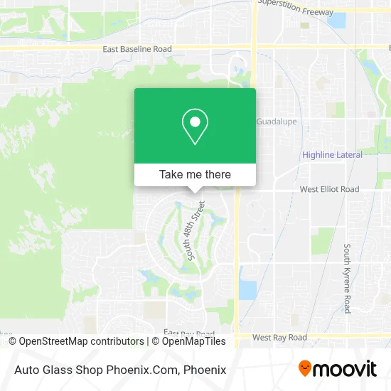 Auto Glass Shop Phoenix.Com map