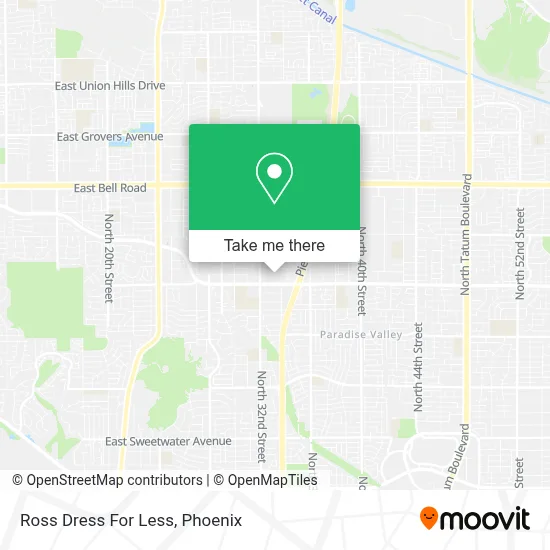 Ross Dress For Less map