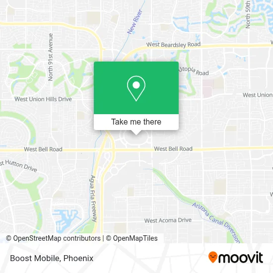 Boost Mobile map