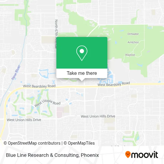 Blue Line Research & Consulting map