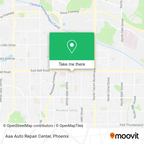 Aaa Auto Repair Center map