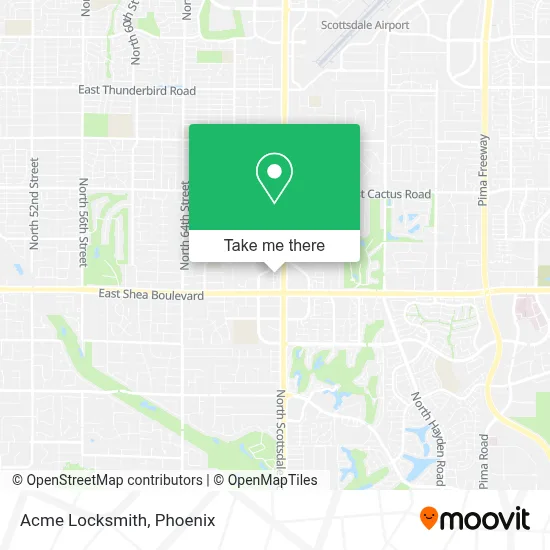 Acme Locksmith map