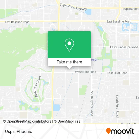 Usps map