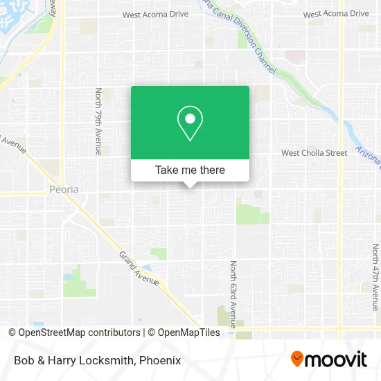Bob & Harry Locksmith map