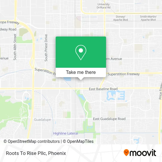 Roots To Rise Pllc map