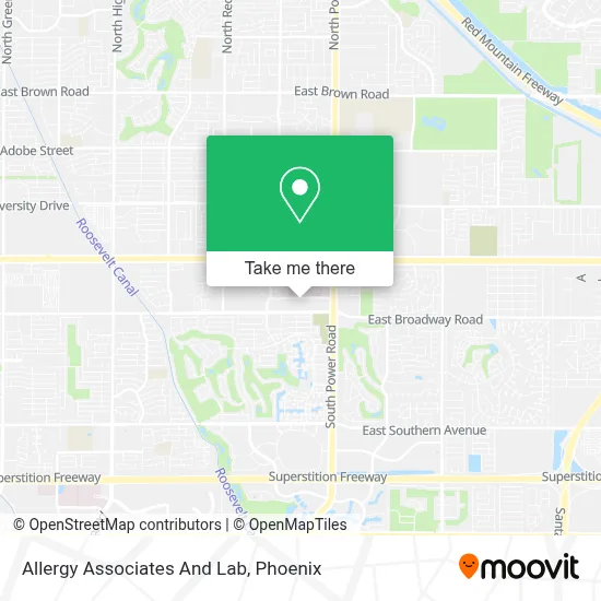 Allergy Associates And Lab map
