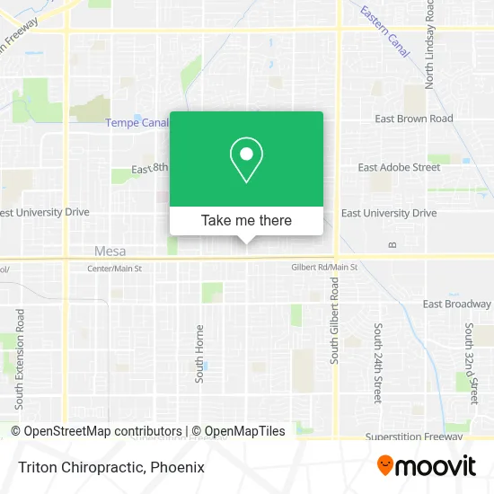 Triton Chiropractic map