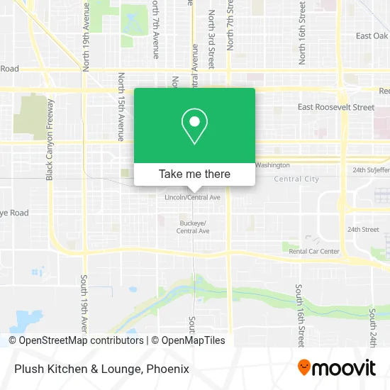 Plush Kitchen & Lounge map