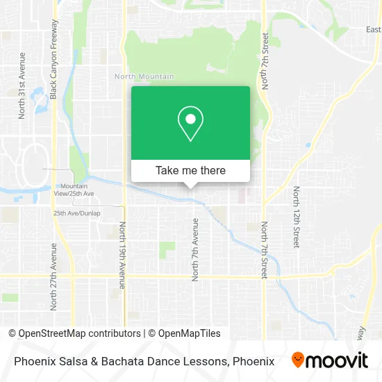 Phoenix Salsa & Bachata Dance Lessons map