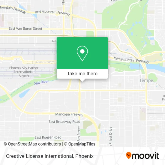 Creative License International map