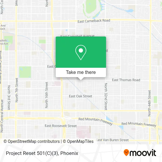 Project Reset 501(C)(3) map