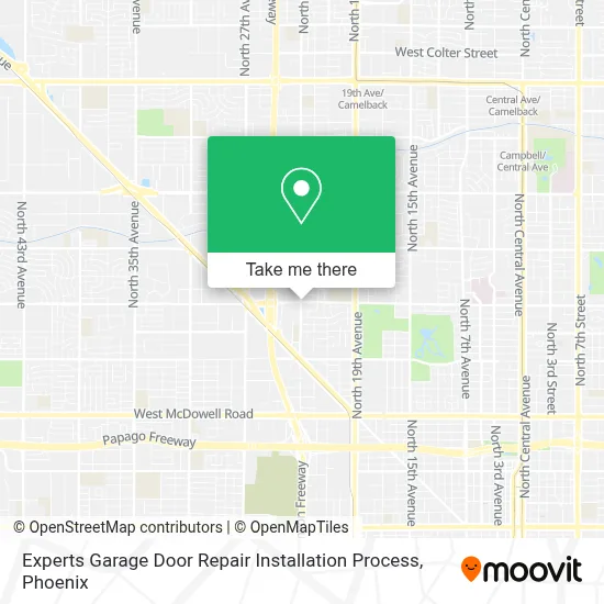 Experts Garage Door Repair Installation Process map