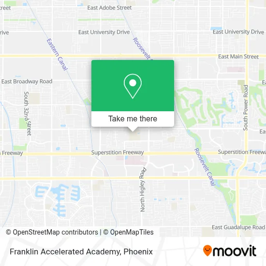 Franklin Accelerated Academy map