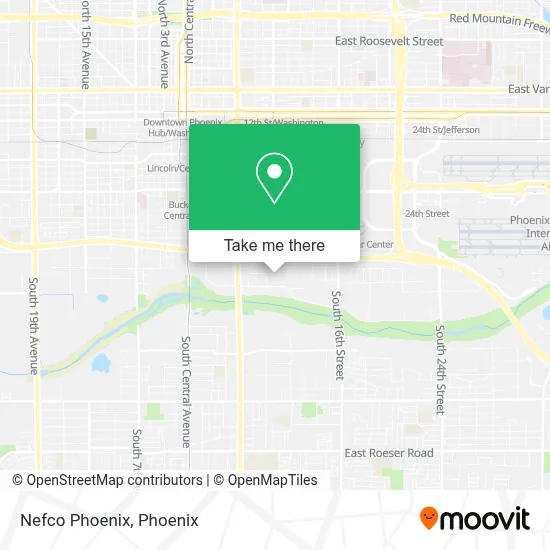 Nefco Phoenix map