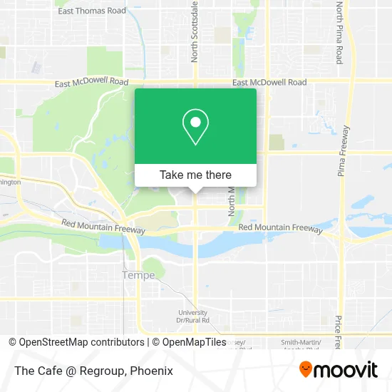 The Cafe @ Regroup map