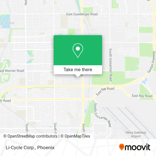 Li-Cycle Corp. map