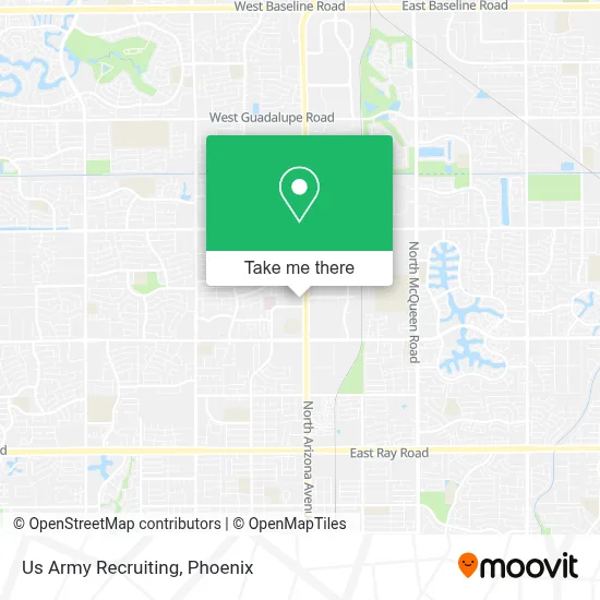 Us Army Recruiting map