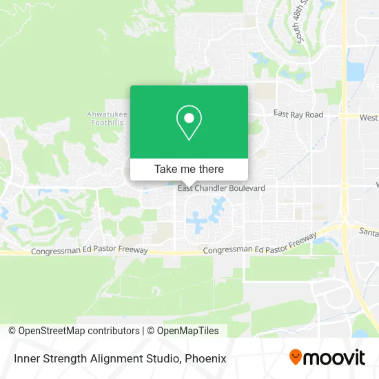 Inner Strength Alignment Studio map
