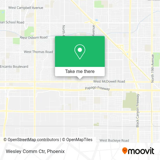 Wesley Comm Ctr map