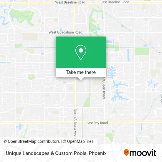 Unique Landscapes & Custom Pools map