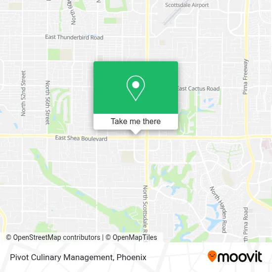 Pivot Culinary Management map