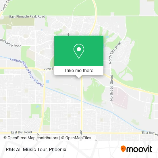 R&B All Music Tour map
