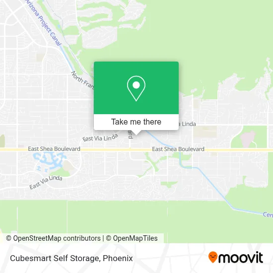 Cubesmart Self Storage map