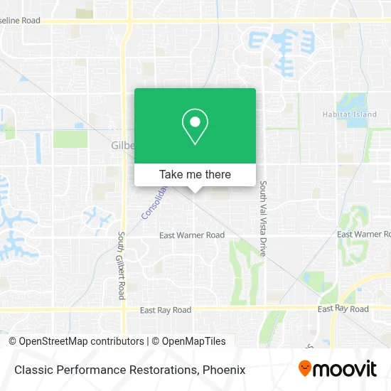 Classic Performance Restorations map
