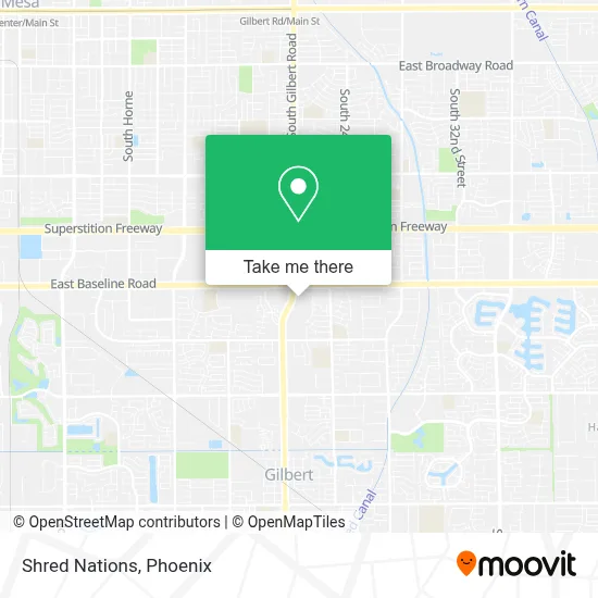 Shred Nations map
