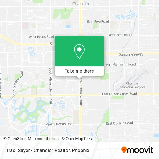 Traci Sayer - Chandler Realtor map