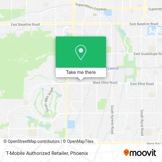 T-Mobile Authorized Retailer map