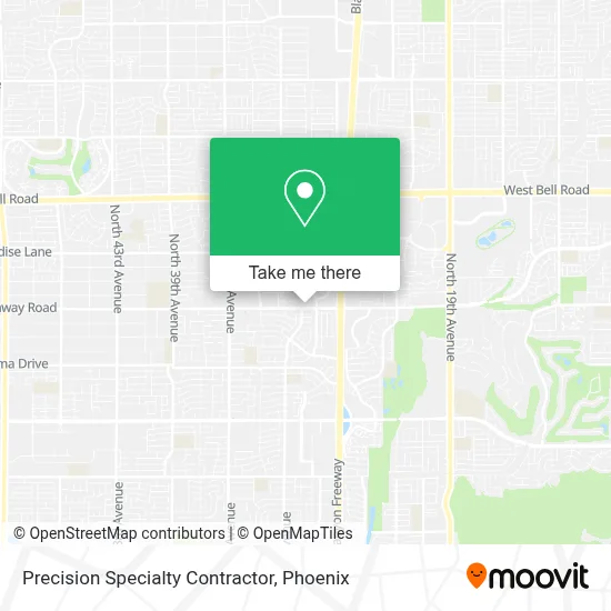 Precision Specialty Contractor map