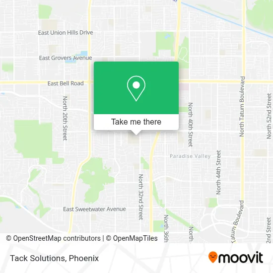 Tack Solutions map