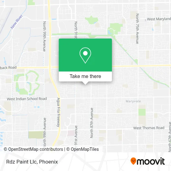 Rdz Paint Llc map
