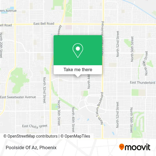 Poolside Of Az map