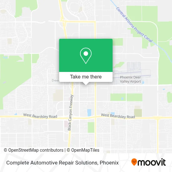 Complete Automotive Repair Solutions map