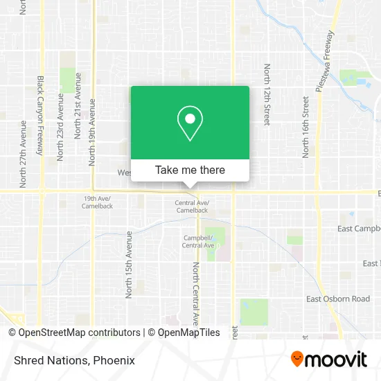 Shred Nations map