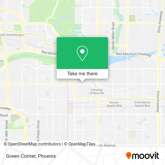 Green Corner map