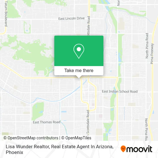 Lisa Wunder Realtor, Real Estate Agent In Arizona map