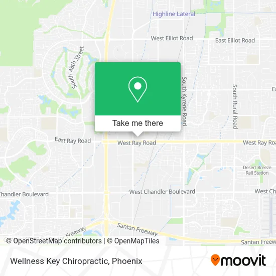 Wellness Key Chiropractic map