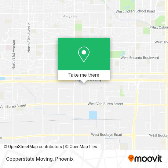 Copperstate Moving map