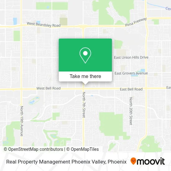 Real Property Management Phoenix Valley map