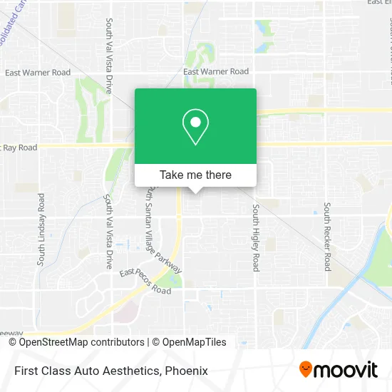 First Class Auto Aesthetics map