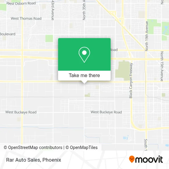 Rar Auto Sales map