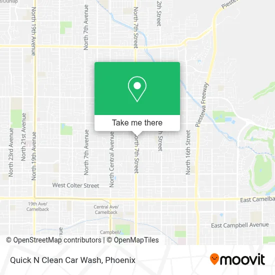 Quick N Clean Car Wash map