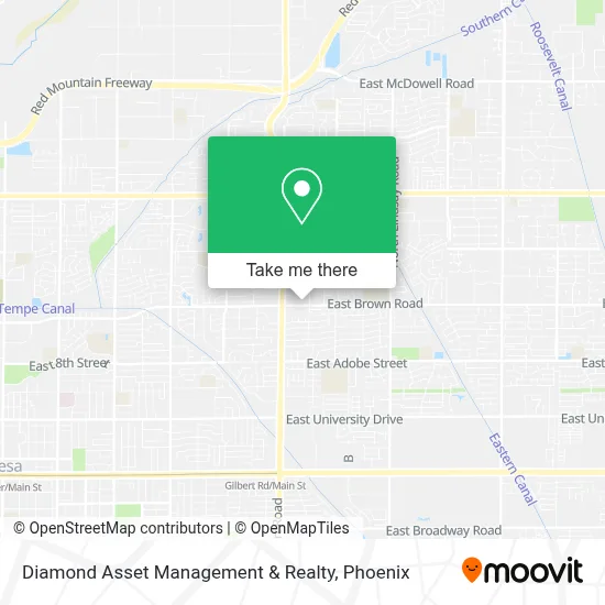 Diamond Asset Management & Realty map