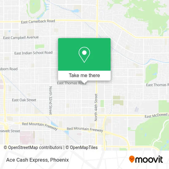 Ace Cash Express map